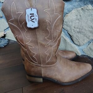 Brown Western Cowboy Boots